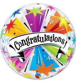 'Congratulations' Bubbles...
