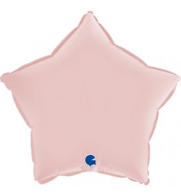 Star Satin Pastel Pink õhupall