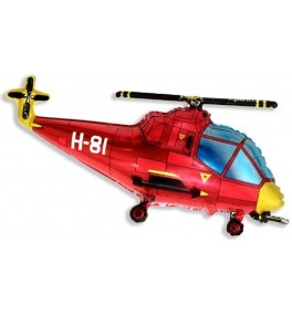 Shape  Helicopter Red