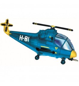 Shape  Helicopter Blue