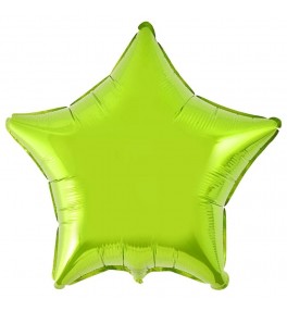 Star lime green  õhupall