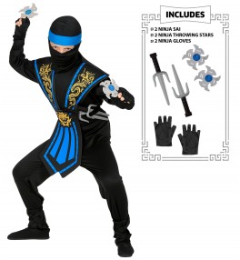 Lastekostüüm Blue Ninja...