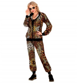 Kostüüm Disco Party Leopard L