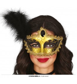 Mask gold/black sulgedega