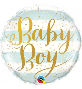Baby Boy Blue Stripes  õhupall