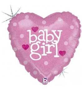 Baby Heart Girl  õhupall