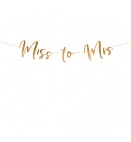 Banner "Miss to Mrs"