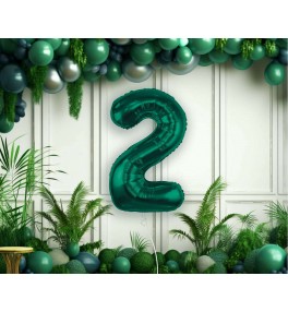 Number "2" Green