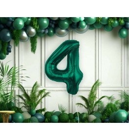 Number "4" Green