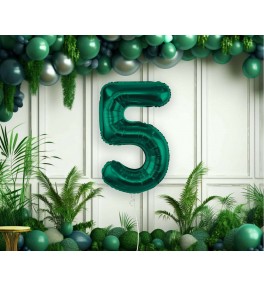 Number "5"Green