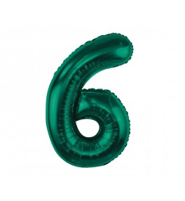 Number "6" Green