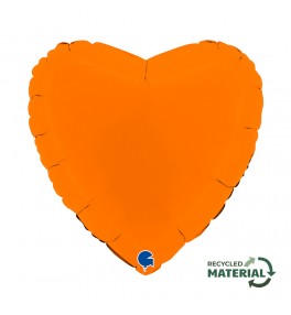Heart Matte Orange  õhupall
