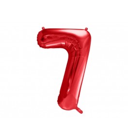 Number "7" Red