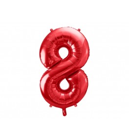Number "8" Red