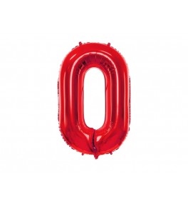 Number "0" Red
