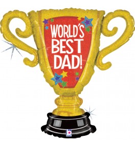 Shape  Best Dad Trophy