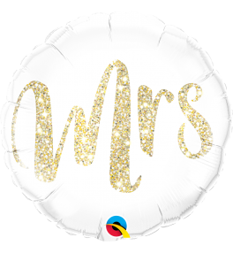 Mrs.Glitter gold  õhupall
