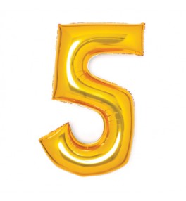 Number "5" Gold