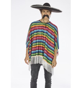 Poncho Mexico Rainbow