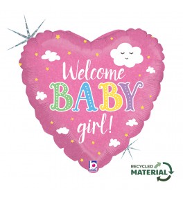 Welcome Baby Girl  õhupall