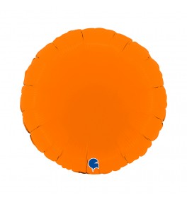 Round Matte Orange  õhupall