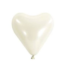Heart Frosty White  8'/12cm