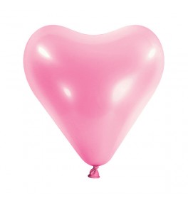 Heart Pink  8'/12cm