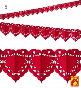 Vanik punane Südamed 4 m