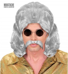 Parukas + vuntsid '70s man'