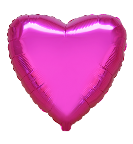 Heart Fuchsia  õhupall