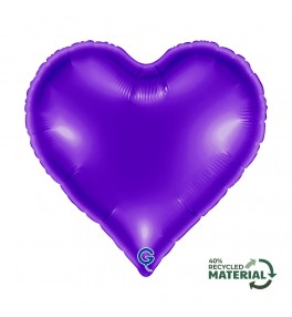 Шар сердце Purple Royal
