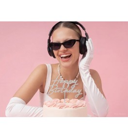 Cake topper Happy Birthday