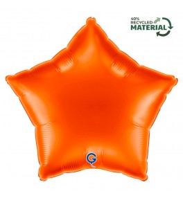 Star Orange Balloon