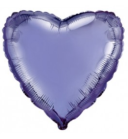Heart Lilac Balloon