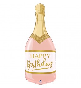 Shape  Pink Birthday Bottle