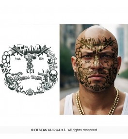 Tattoo Thug Life Face