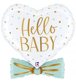 Shape Blue Baby Bowtie Heart