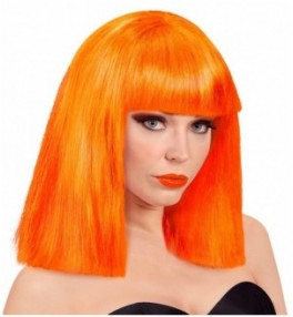 Parukas showgirl orange