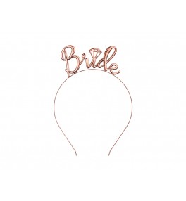 Headband Bride, rose gold