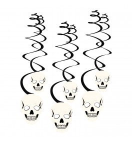 Dekoratsioon "Swirls Skulls "