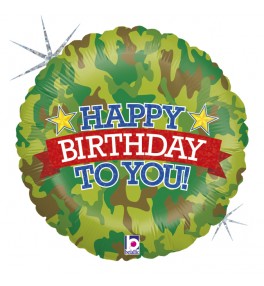 'Camouflage Birthday'  õhupall