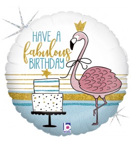 'Flamingo B-Day'  õhupall