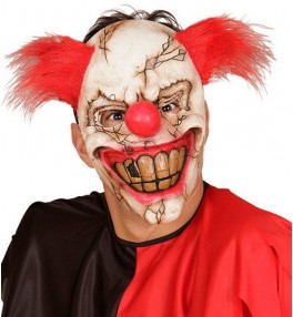 Mask killer Clown red/wh