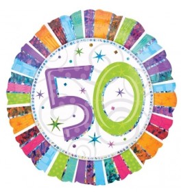 Radiant Birthday 50  õhupall
