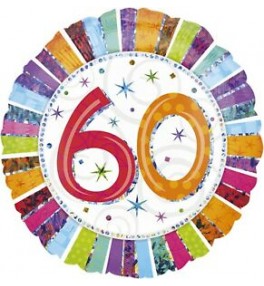 Radiant Birthday 60  õhupall