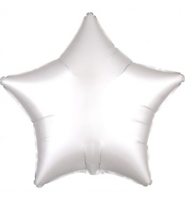 Star Satin Luxe White  õhupall