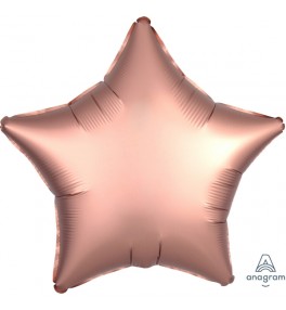 Star Satin Rose Copper õhupall