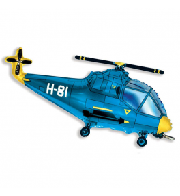 Shape  Helicopter Blue