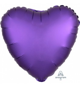 Heart Satin Luxe Purple...