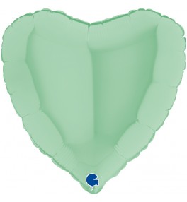 Heart Matte Green õhupall